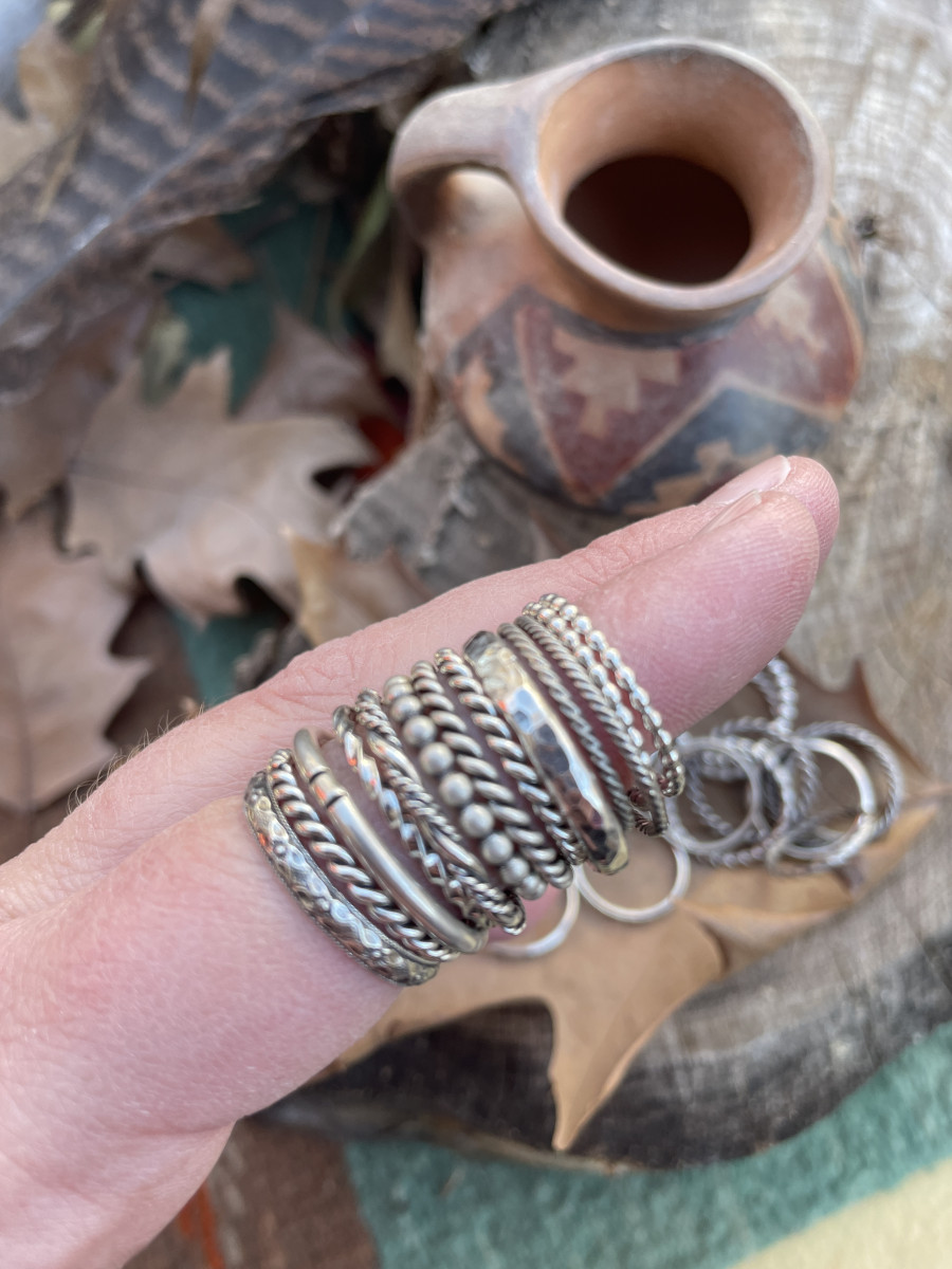 Mystery Sterling Silver Stack Ring - Artifacts & Amulets