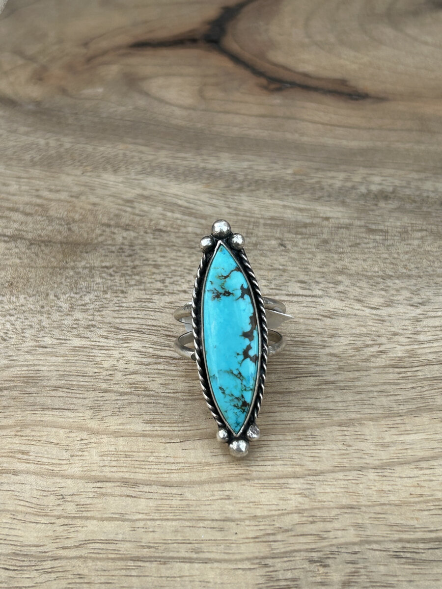 Desert Lance Turquoise Ring
