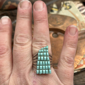 Desert Loom Turquoise Ring