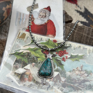 Turquoise Tinsel Tree