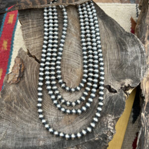 8mm Silver Pearls